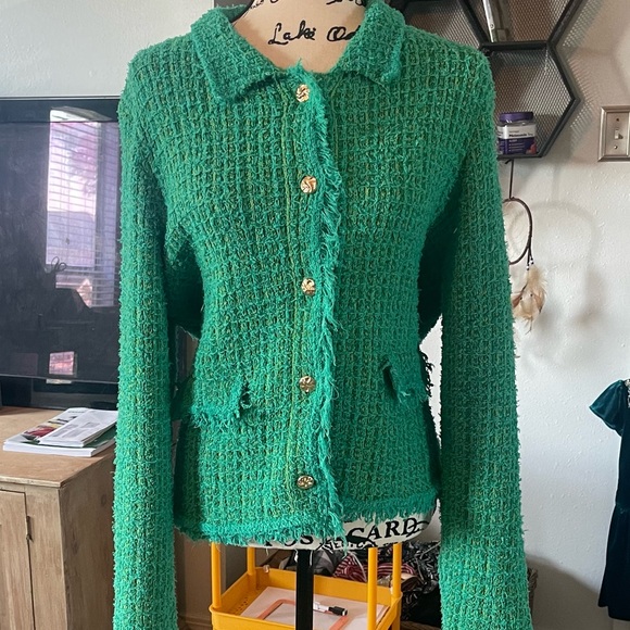 MNG- Gorgeous Green Blazer by MNG in excellent condition size XL - Picture 11 of 11